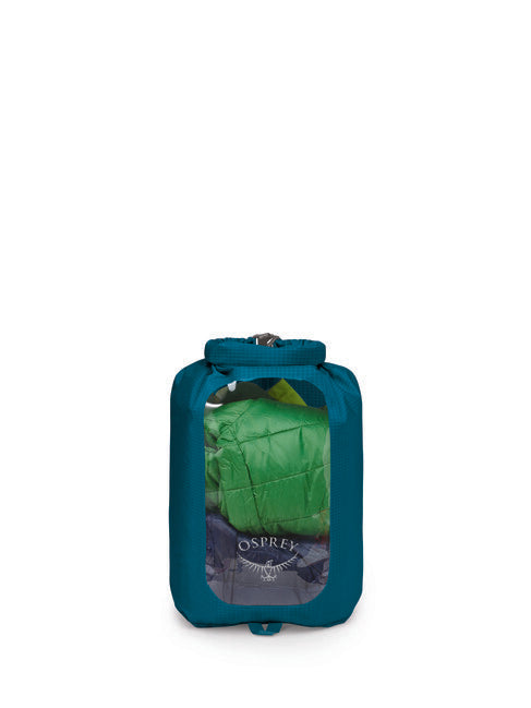 Osprey Dry Sack 12 W/Window, Waterfront Blue