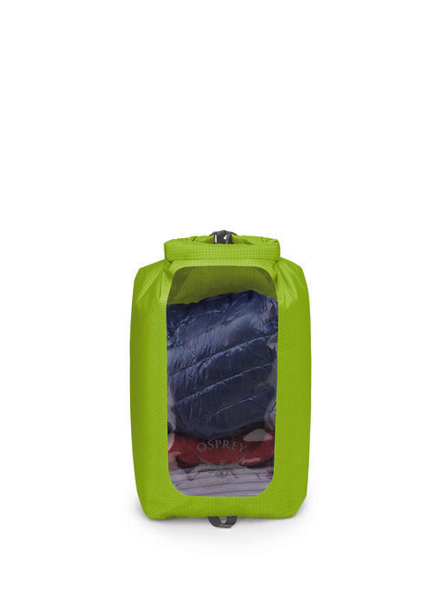Osprey Dry Sack 20 W/Window Waterproof Bag, Lemon Green