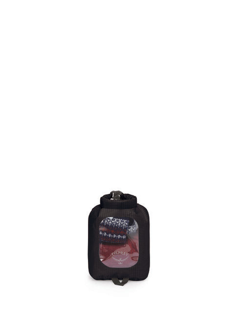 Osprey Dry Sack 3 W/Window Waterproof Bag, Black