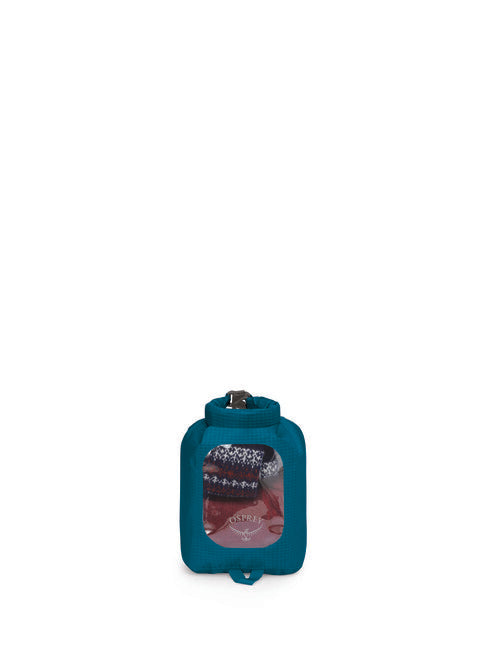 OSPREY nepremokavý vak DRY SACK 3 W/WINDOW, waterfront blue