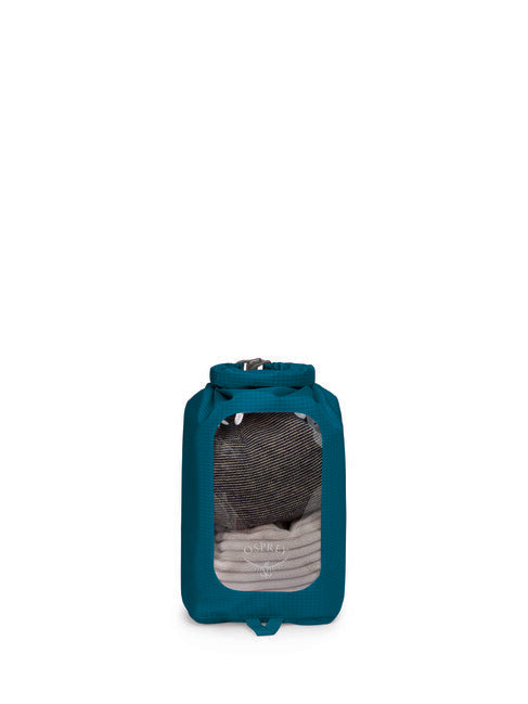 OSPREY Dry Sack 6 W/Window, Waterfront Blue