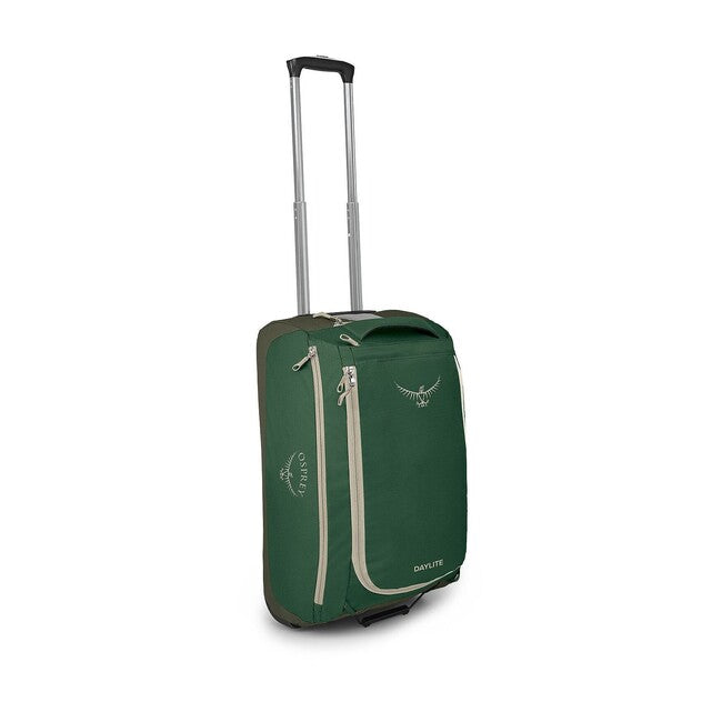 Osprey Daylite Carry-On Wheeled Duffel 41, Green Canopy/Green Creek