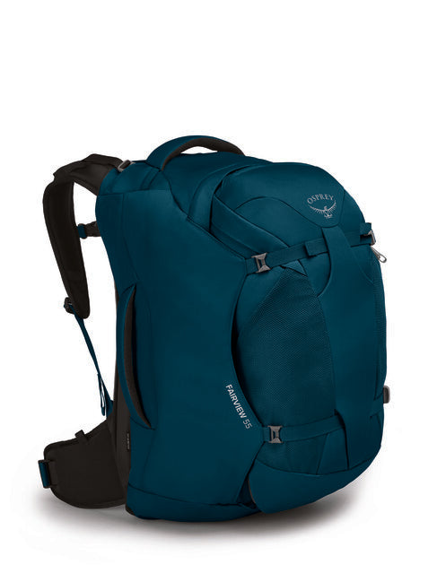 Osprey Fairview 55 Travel Backpack, Night Jungle Blue