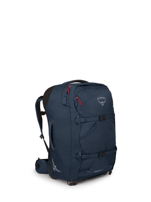 Osprey Farpoint Wheels 36 Travel Rolling Bag, Muted Space Blue