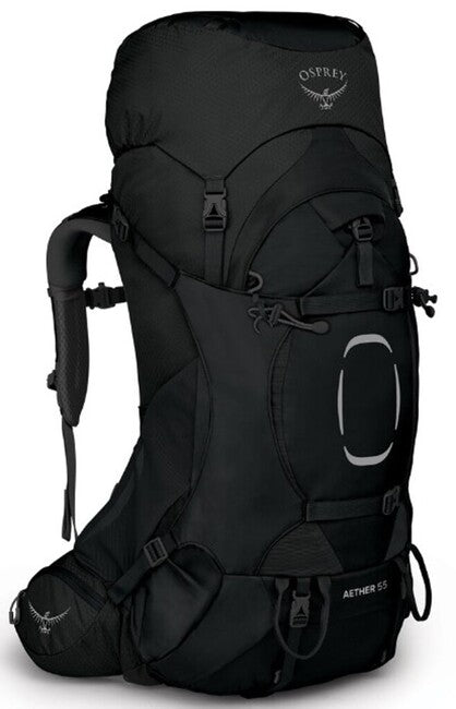 OSPREY turistický batoh AETHER 55 II, čierna