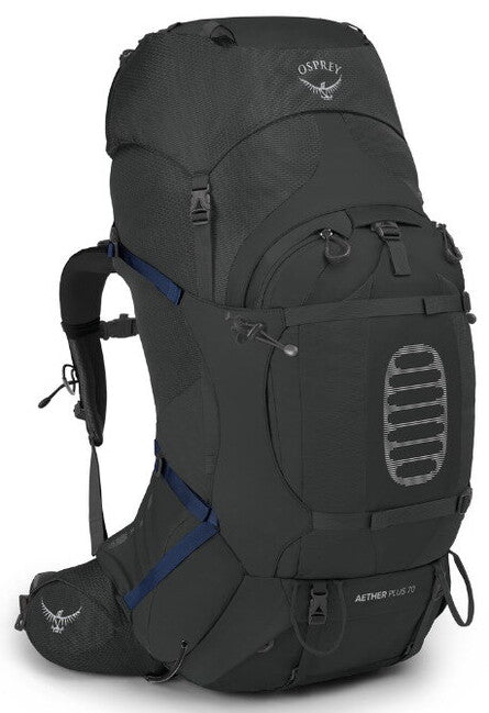 OSPREY Aether Plus 70 Backpack, Eclipse Grey