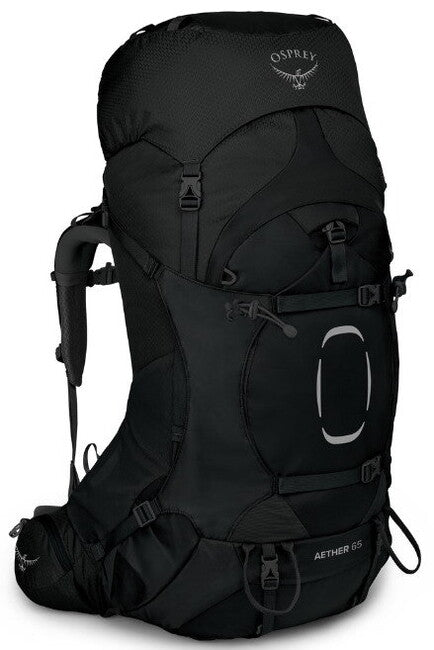 Osprey Ariel 65 II Hiking Backpack, Black