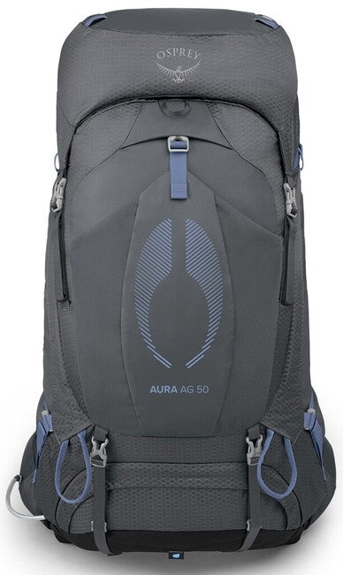 Osprey Aura AG 50 Hiking Backpack, Tungsten Grey