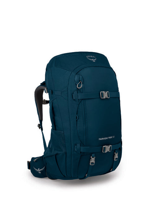 Osprey Fairview Trek 50 Travel Backpack, Night Jungle Blue