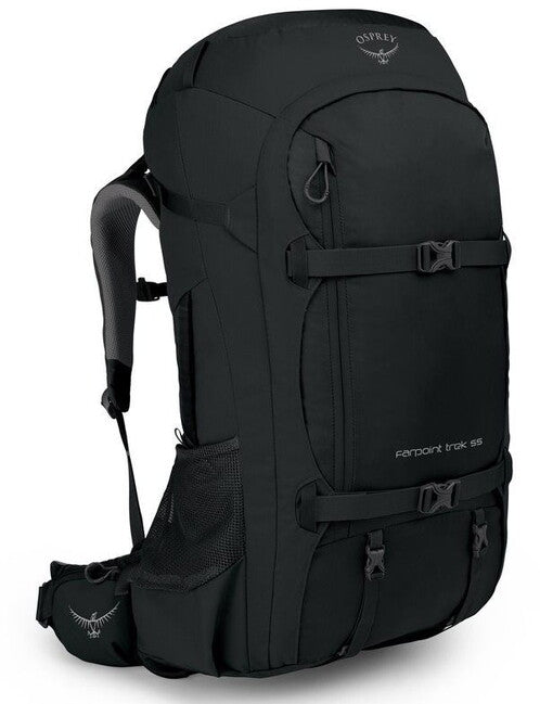 Osprey Farpoint Trek 55 II Travel Backpack, Black