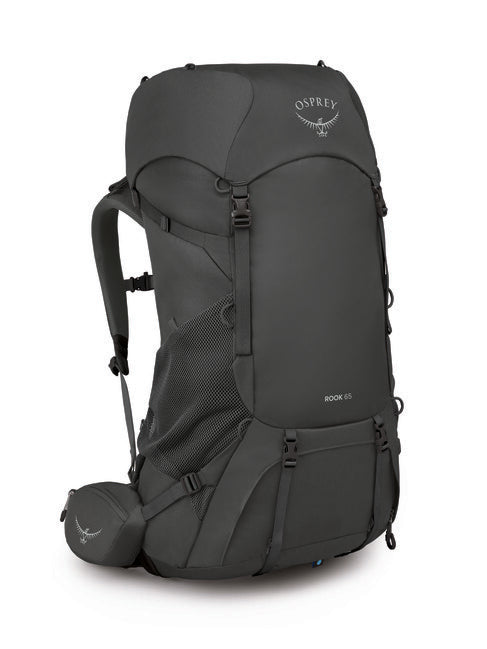 Osprey Rook 65 Backpack, Dark Charcoal/Silver Lining