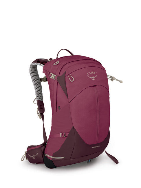 Osprey Sirrus 24 Hiking Backpack, Elderberry Purple/Chiru Tan