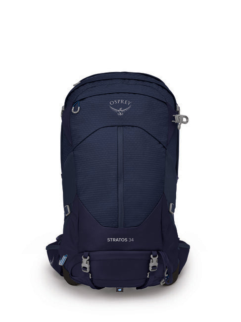 Osprey Stratos 34 Hiking Backpack, Cetacean Blue