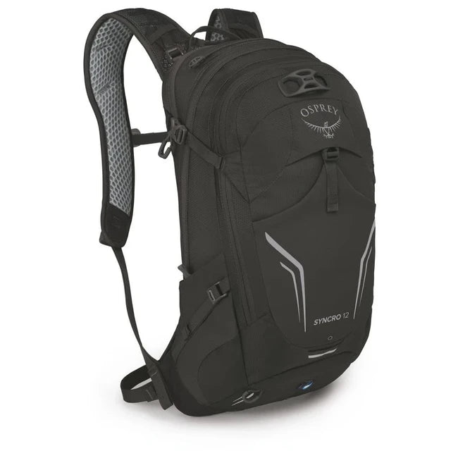 OSPREY Syncro 12 Cycling Backpack, Black