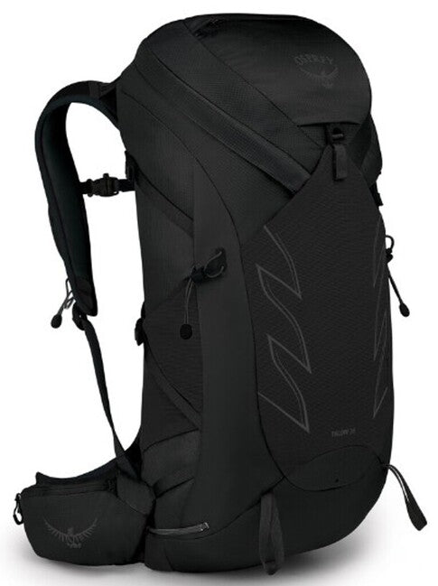Osprey Talon 36 III Hiking Backpack, Stealth Black