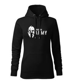 DRAGOWA women's hoodie Spartan army 320 g/m², black
