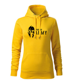 DRAGOWA women's hoodie Spartan army 320 g/m², yellow