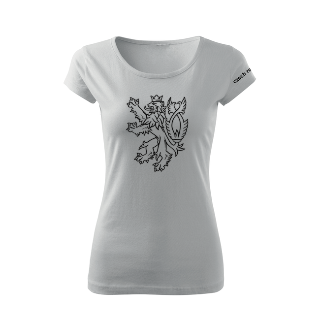 DRAGOWA Short Czech Lion Women's T-Shirt