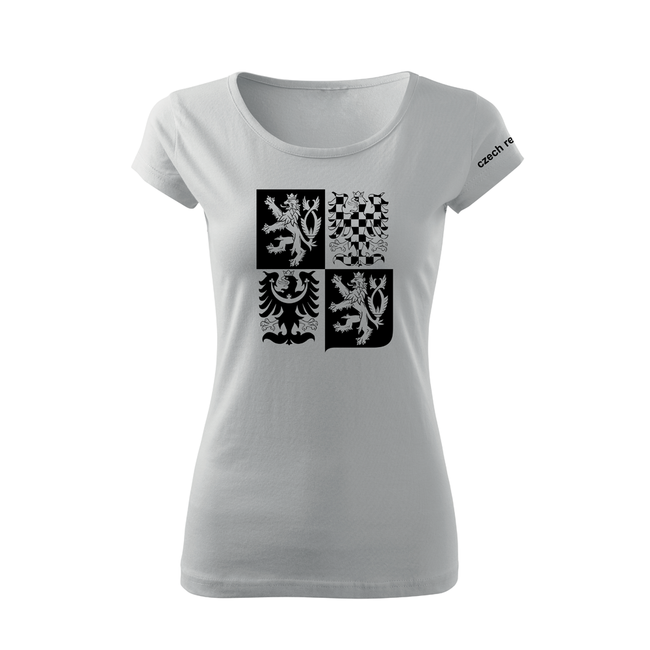 DRAGOWA Czech Lion Women's Short Sleeve T-Shirt