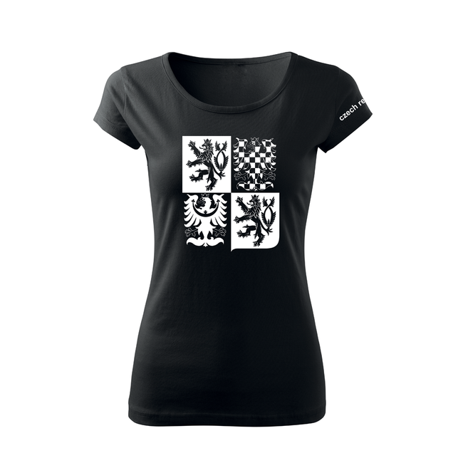 DRAGOWA Czech Large Sign Women's Short T-Shirt