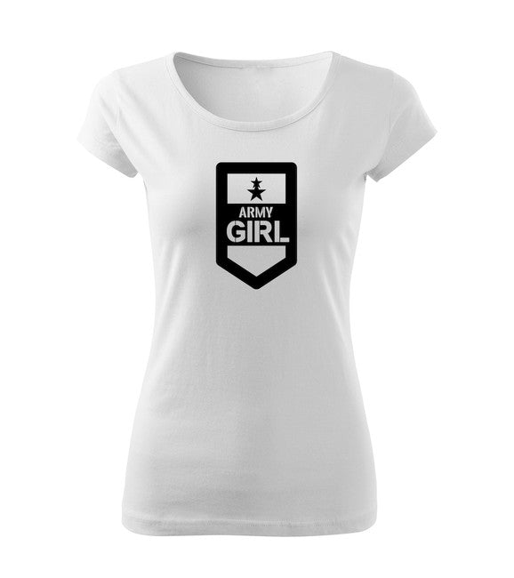 DRAGOWA Women's Army Girl T-Shirt