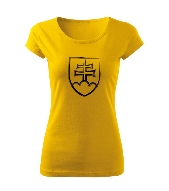 DRAGOWA Slovak Symbol with Text Women's T-Shirt