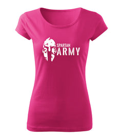 DRAGOWA women's t-shirt Spartan army 150 g/m², pink