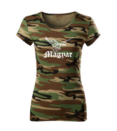 DRAGOWA women's t-shirt Turul bird 150 g/m², camo