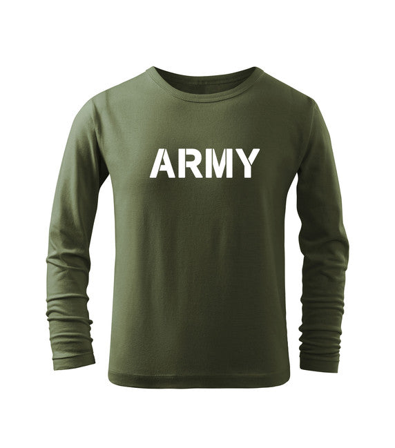 DRAGOWA Army Girl Long Sleeve T-Shirt