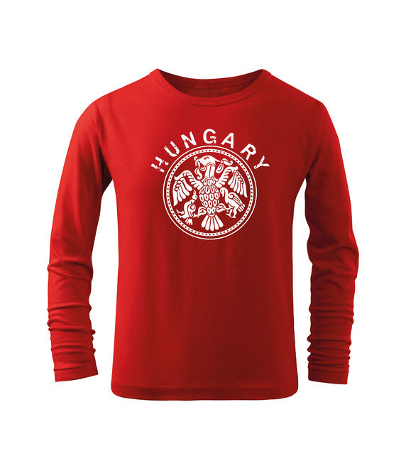DRAGOWA Long Sleeve Hungary Children's T-Shirt