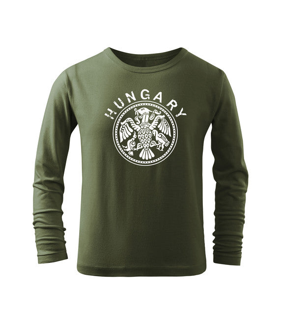 DRAGOWA Long Sleeve Hungary Children's T-Shirt