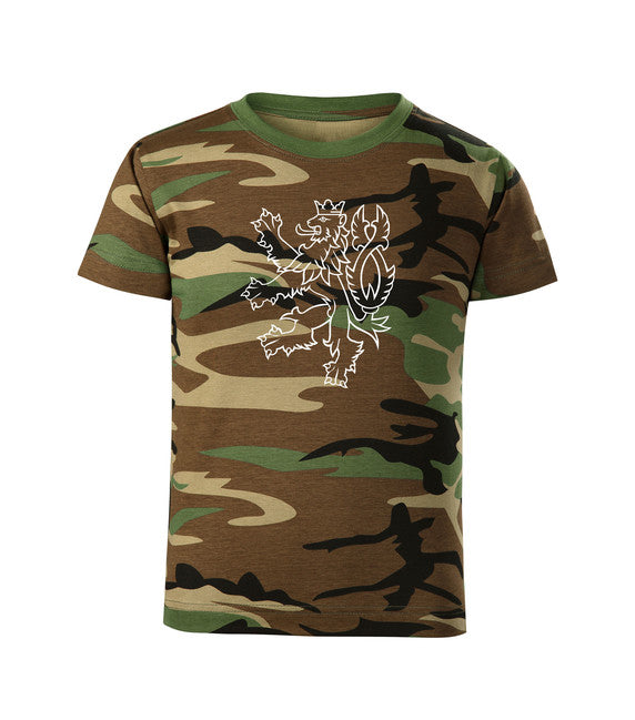 DRAGOWA Children's Short T-Shirt, Czech Lion