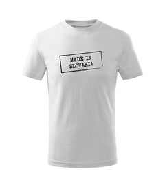 DRAGOWA kids' short-sleeve t-shirt Made in Slovakia, white