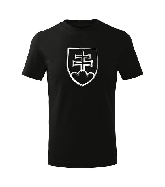 DRAGOWA Children's Short Sleeve T-Shirt, Slovak Emblem