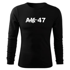 DRAGOWA Fit-T long-sleeve t-shirt AK-47 160 g/m², black