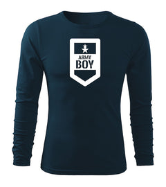 DRAGOWA Fit-T long-sleeve t-shirt army boy 160 g/m², navy blue