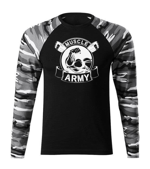 DRAGOWA Fit-T Long Sleeve Shirt Muscle Army Original