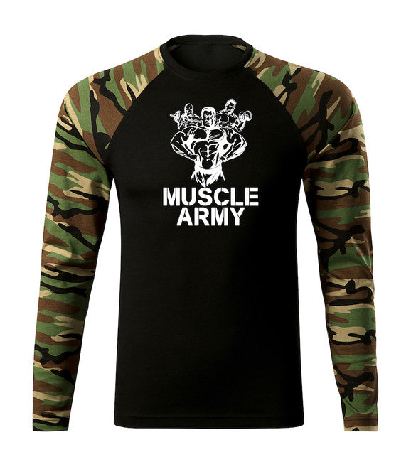 DRAGOWA Fit-T Long Sleeve T-Shirt, Army Team