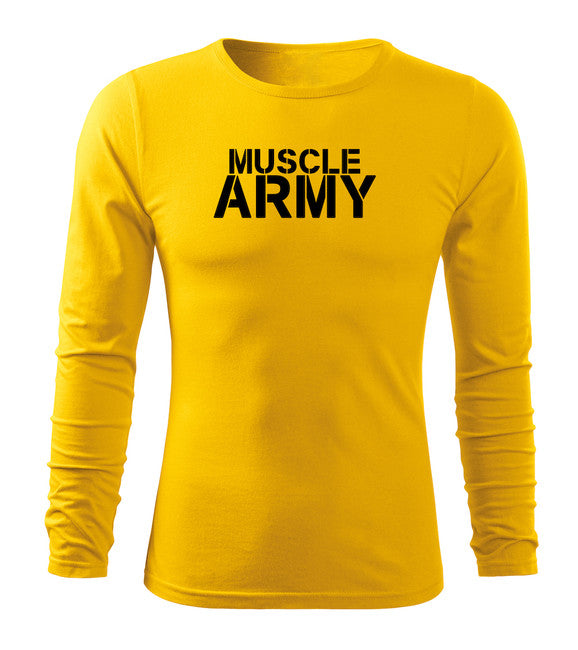 DRAGOWA Fit-T Long Sleeve Shirt Muscle Army