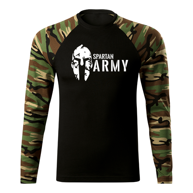 DRAGOWA Fit-T Spartan Army Long Sleeve T-Shirt