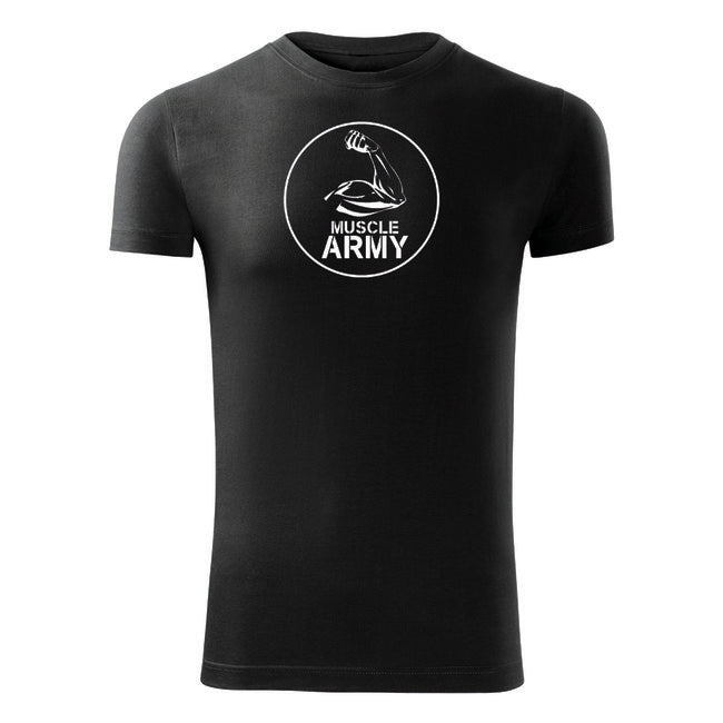 DRAGOWA Fitness T-Shirt Muscle Army Biceps