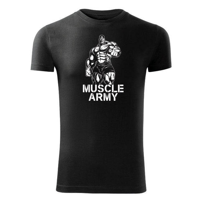 DRAGOWA Muscle Army Men's Fitness T-Shirt