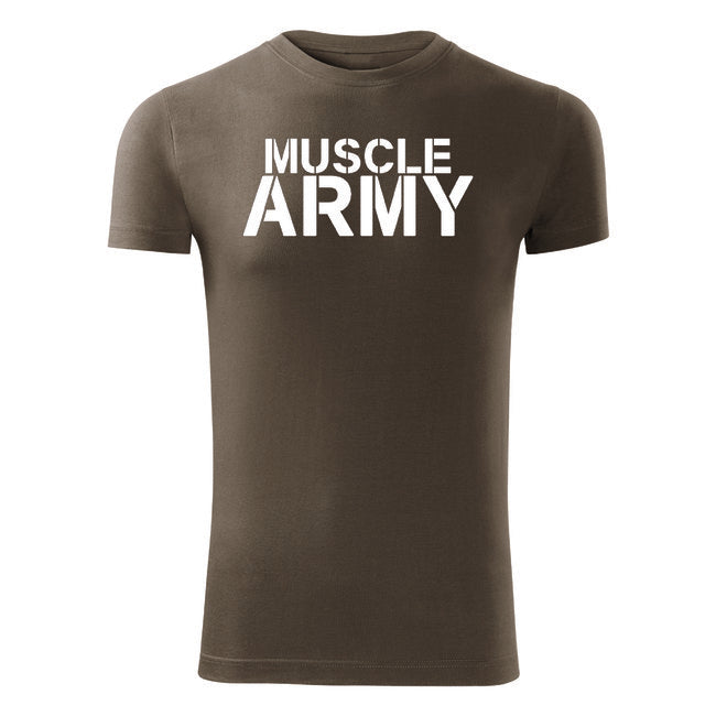 DRAGOWA Muscle Army Fitness T-Shirt