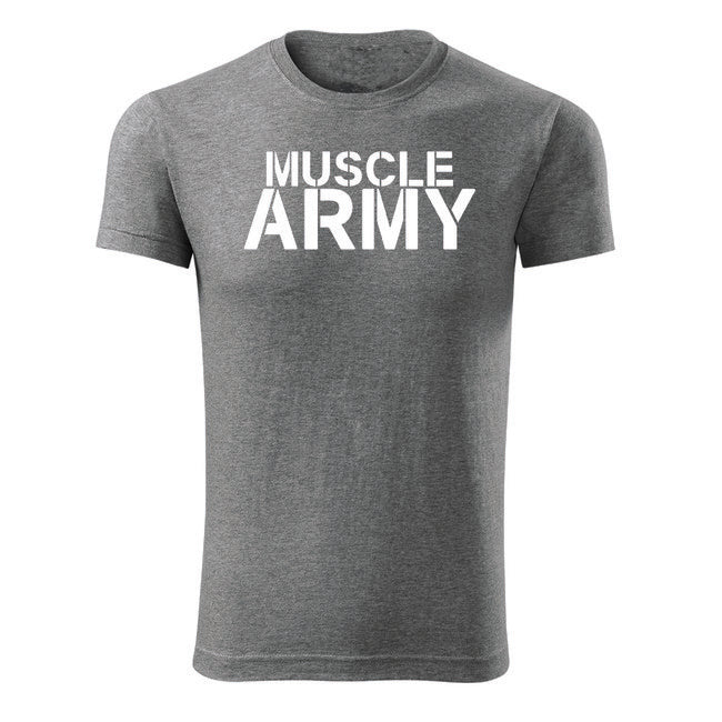 DRAGOWA Muscle Army Fitness T-Shirt