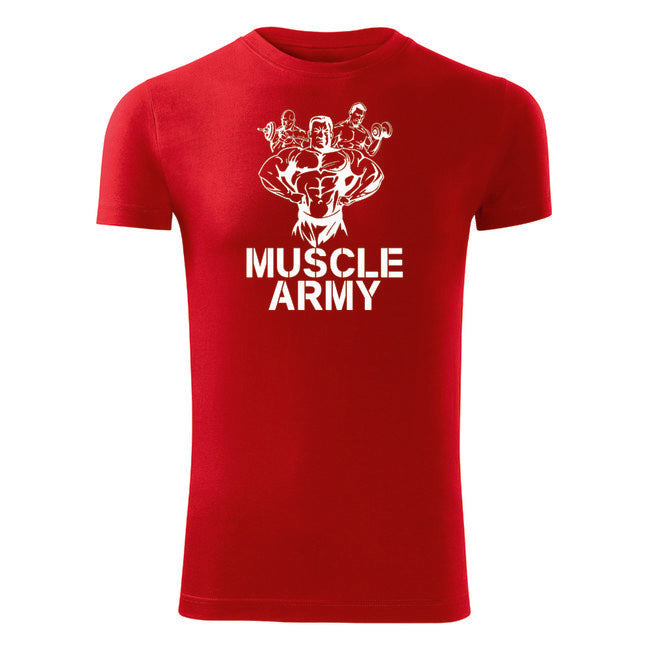 DRAGOWA Fitness T-shirt Muscle Army Team