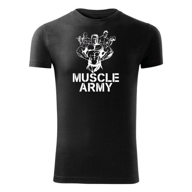 DRAGOWA Fitness T-Shirt Muscle Army Team