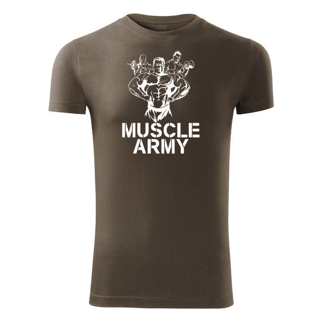 DRAGOWA Fitness T-Shirt Muscle Army Team