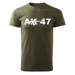 DRAGOWA short-sleeve t-shirt AK-47 160 g/m², olive
