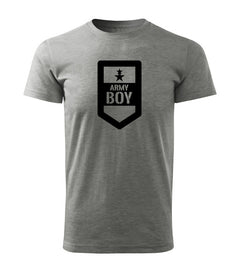 DRAGOWA short-sleeve t-shirt army boy 160 g/m², grey