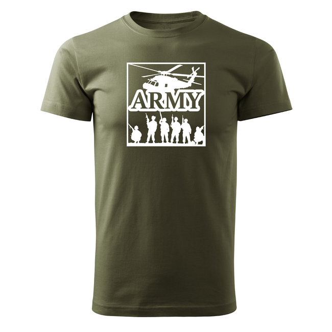 DRAGOWA Army Helicopter Short Sleeve T-Shirt